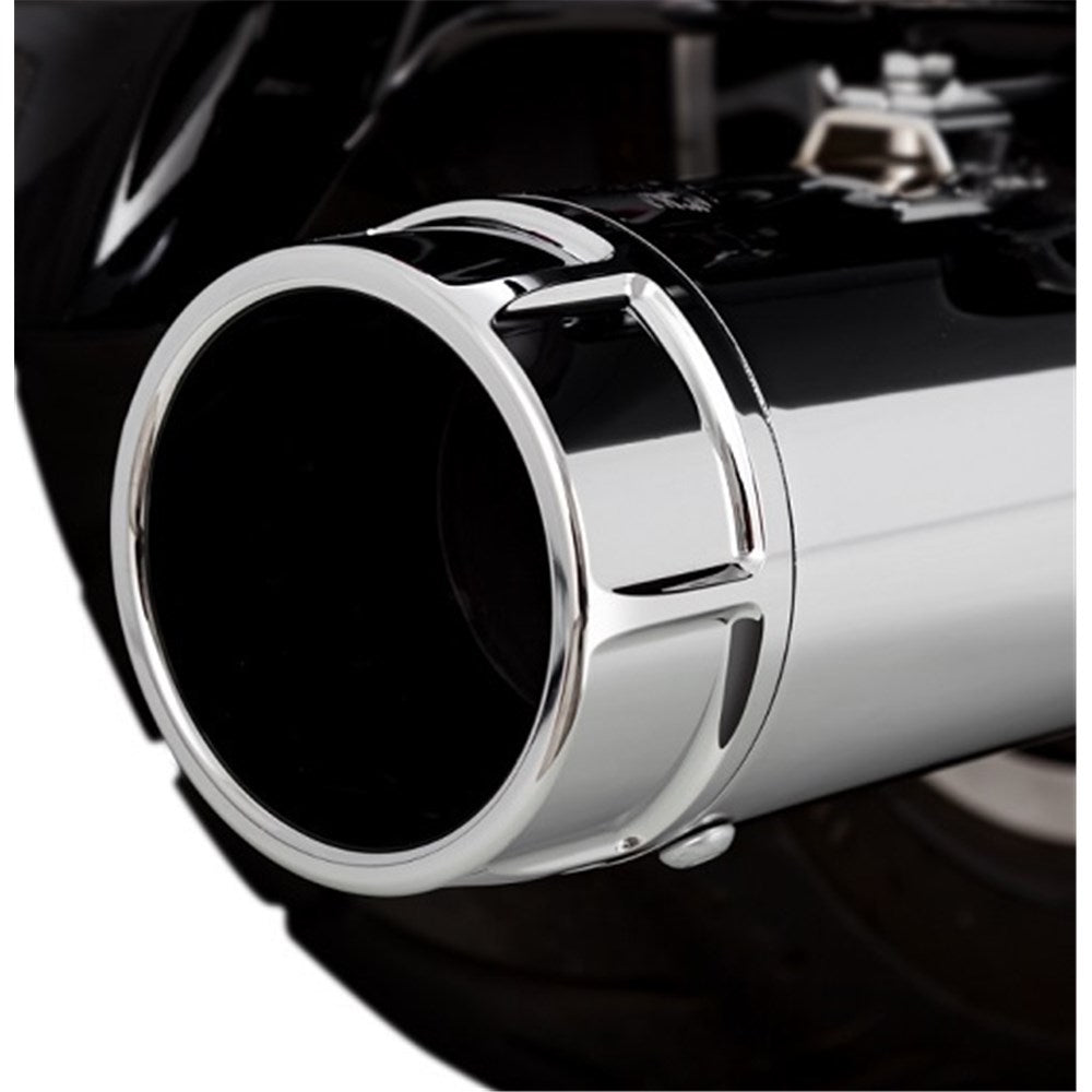 V&H TORQUER 450 SLIP-ONS CHROME TOURING 17-24