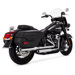 V&H ELIMINATOR 300 SLIP-ONS CHROME SOFTAIL 18-22 (FITS: HERITAGE + DELUXE) (WILL BECOME V16316) [ONC01]