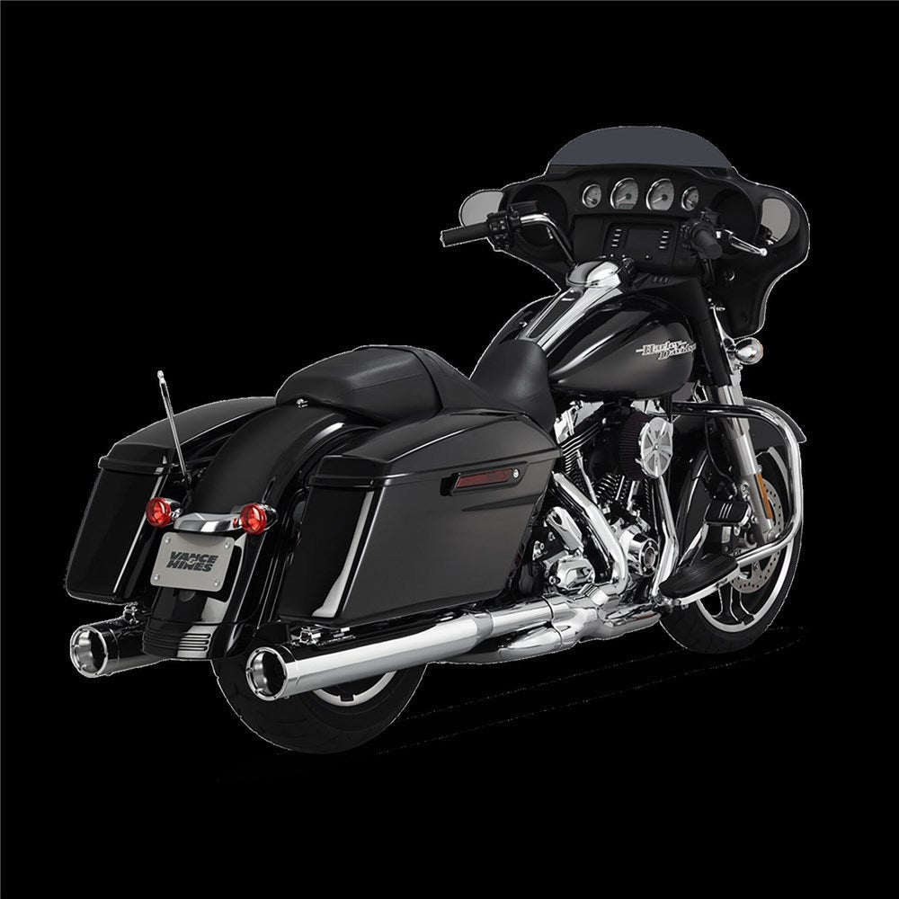 V&H MONSTER ROUND SLIP-ONS CHROME TOURING 17-22