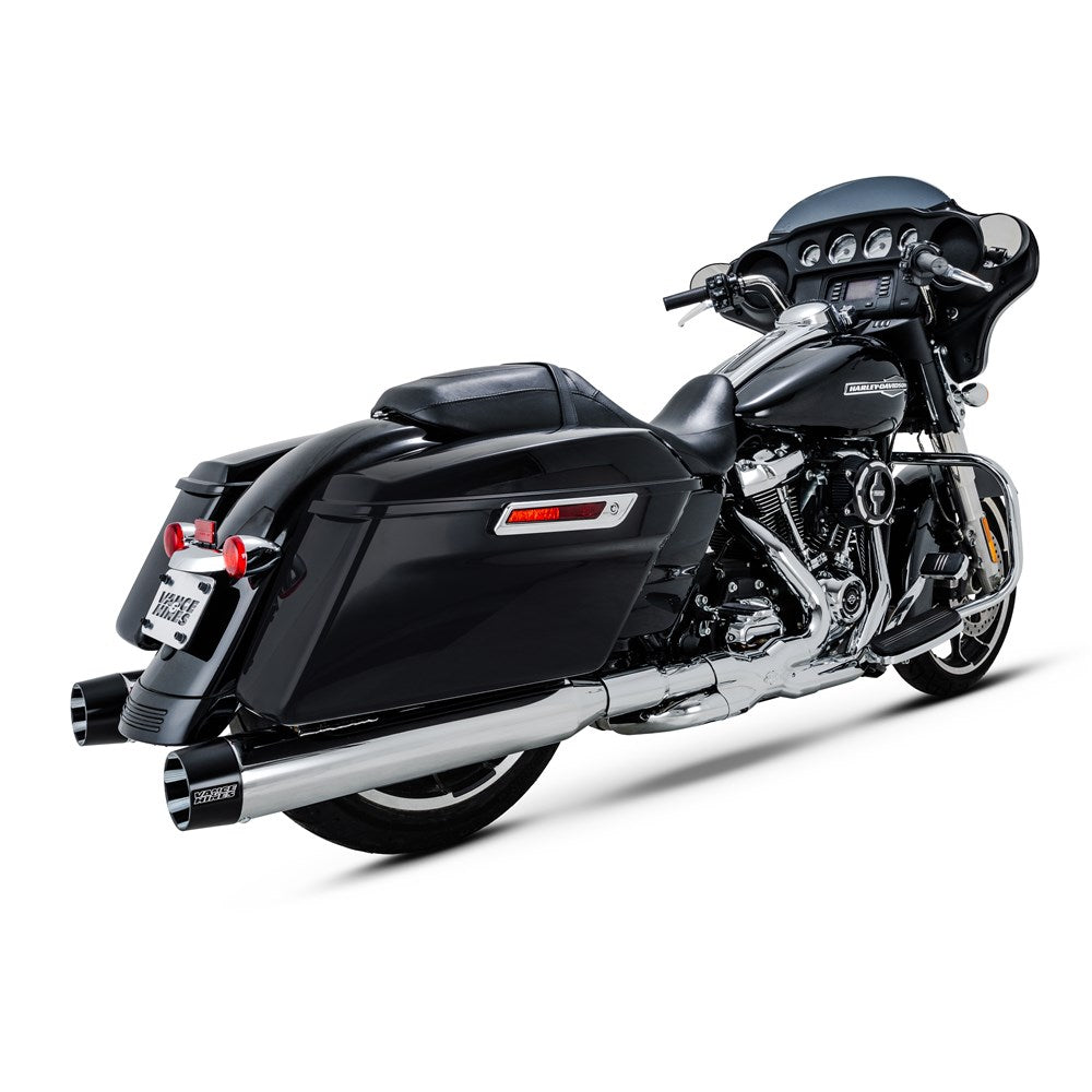 V & H BLACKBIRD 450 SLIP-ONS CHROME TOURING 17-24