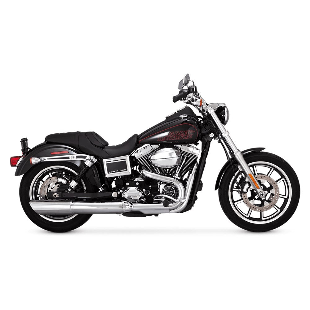 V&H TWIN SLASH 2-1 SLIP ON DYNA SWITCHBACK 12-16/LOW RIDER 14-17