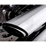 V&H TWIN SLASH 3IN SLIP-ON SOFTAIL 07-17 FLS/FLSTN (WILL BECOME V16842) [ONC01]