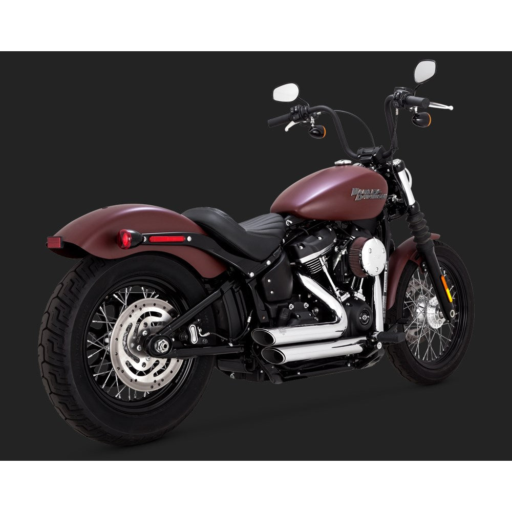 VH SHORTSHOTS STAGGERED SOFTAIL 18-24 CHROME (EXC FATBOY/BREAKOUT) (WILL BECOME V17333)