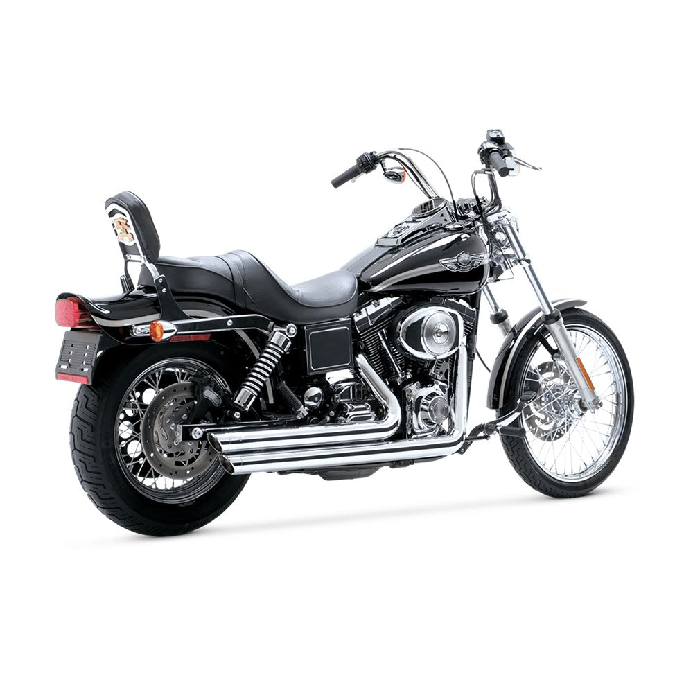 V&H BIGSHOT STAGGERED PCX CHROME SOFTAIL 18-22 (EXCL FXDR/FXBR/FLFB) (WAS V17941)