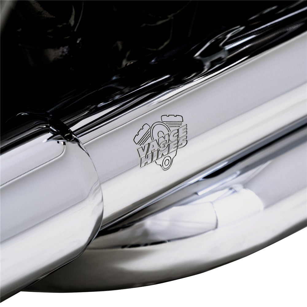 V&H DRESSER DUALS PCX CHROME TOURING 17-23 (WAS V17651)