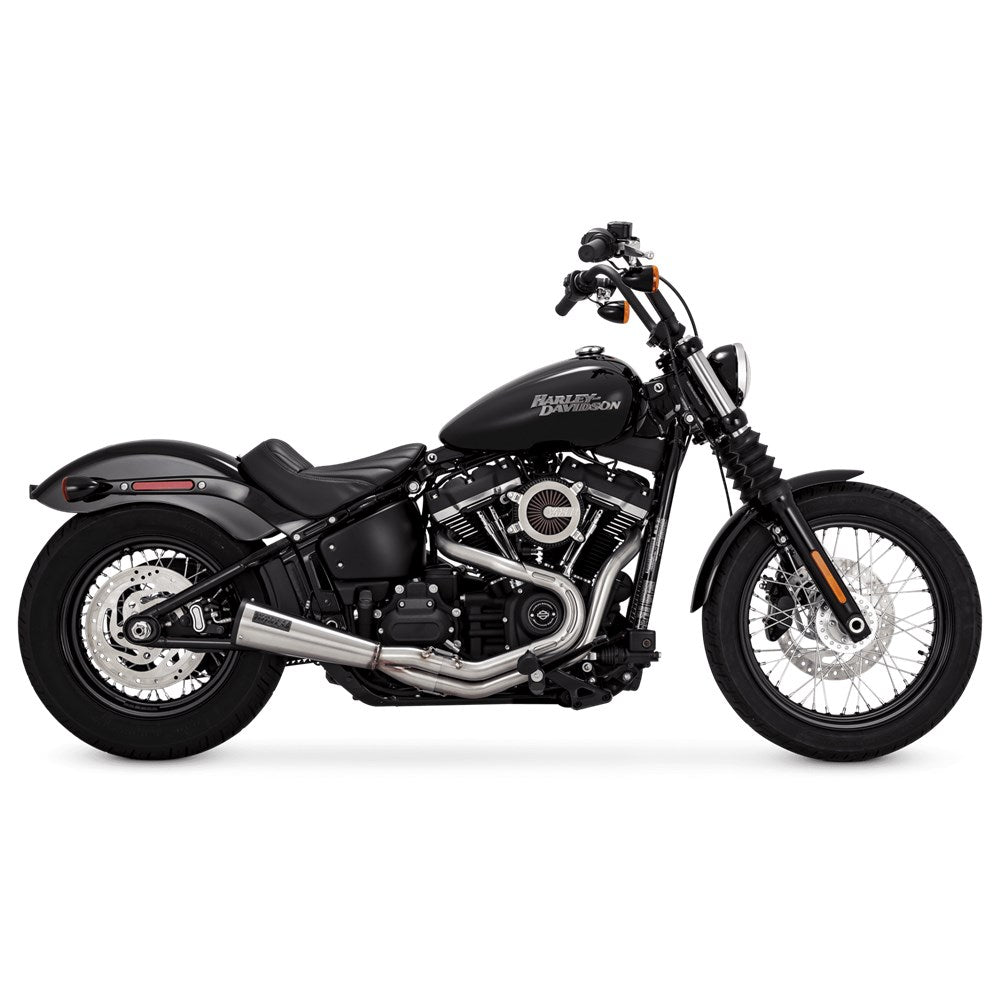 V&H 2-1 UPSWEEP PCX STAINLESS STEEL SOFTAIL 18-23 ( FITS FXFB/FXBB/FLSL/FLDE/FXLR) (WAS V27623)