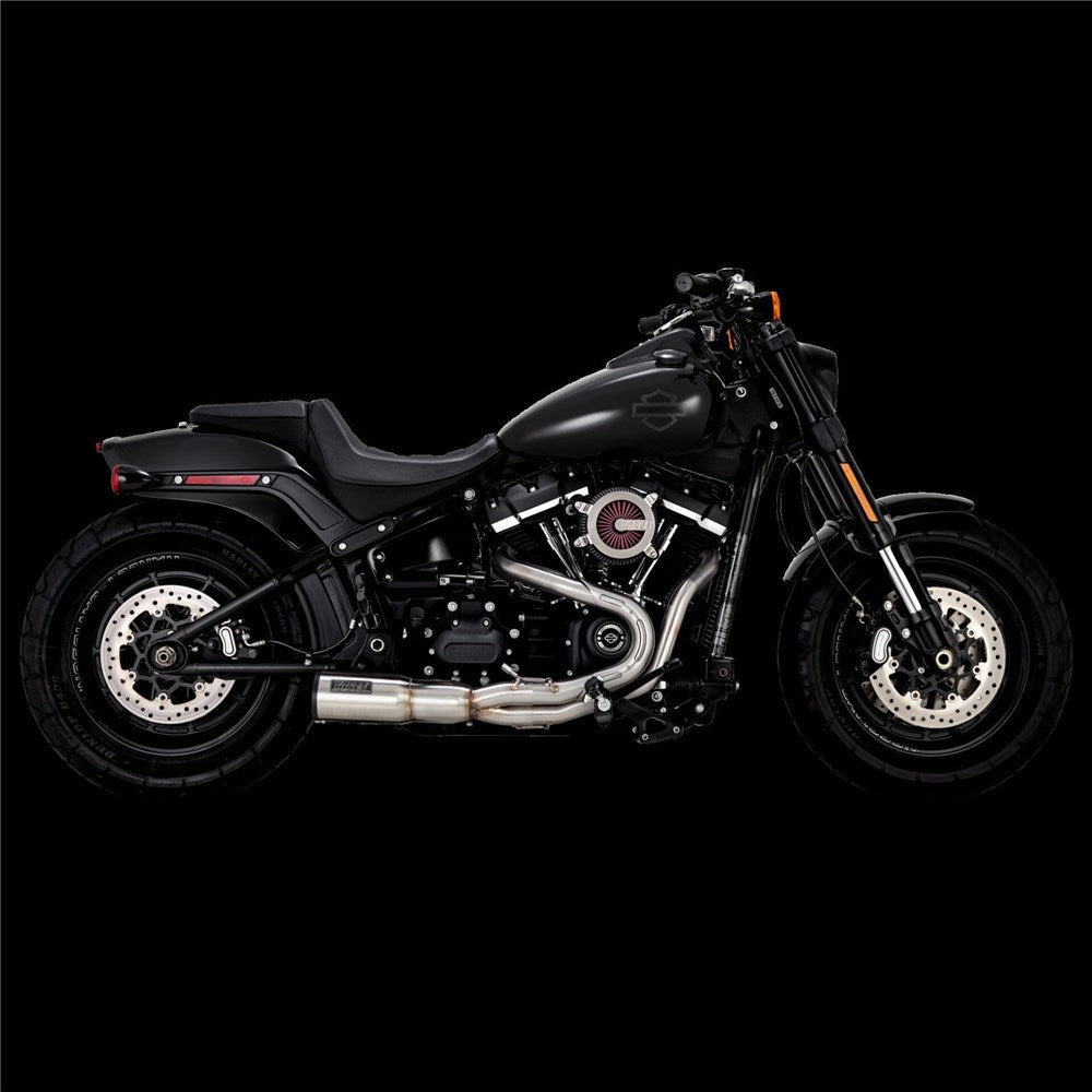 V&H HI-OUTPUT 2-1 STAINLESS STEEL SOFTAIL 18-21 (FITS FXFB/FXBB/FLSL/FLDE/FXLR) (WILL BECOME V27331) [ONC01] 