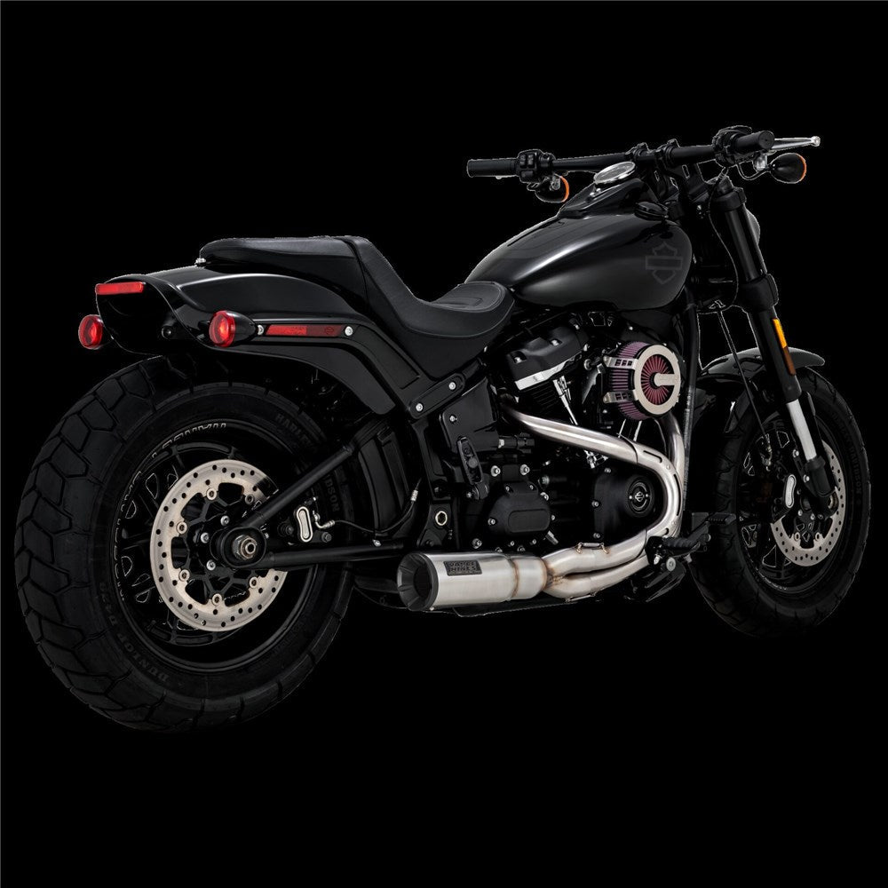 V&H HI-OUTPUT 2-1 STAINLESS STEEL SOFTAIL 18-21 (FITS FXFB/FXBB/FLSL/FLDE/FXLR) (WILL BECOME V27331) [ONC01]