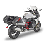 GIVI SIDE CASES (PAIR) 37L EACH BLACK/RED/SILVER (FOR USE ONLY WITH PLX/PLXR FRAMES)