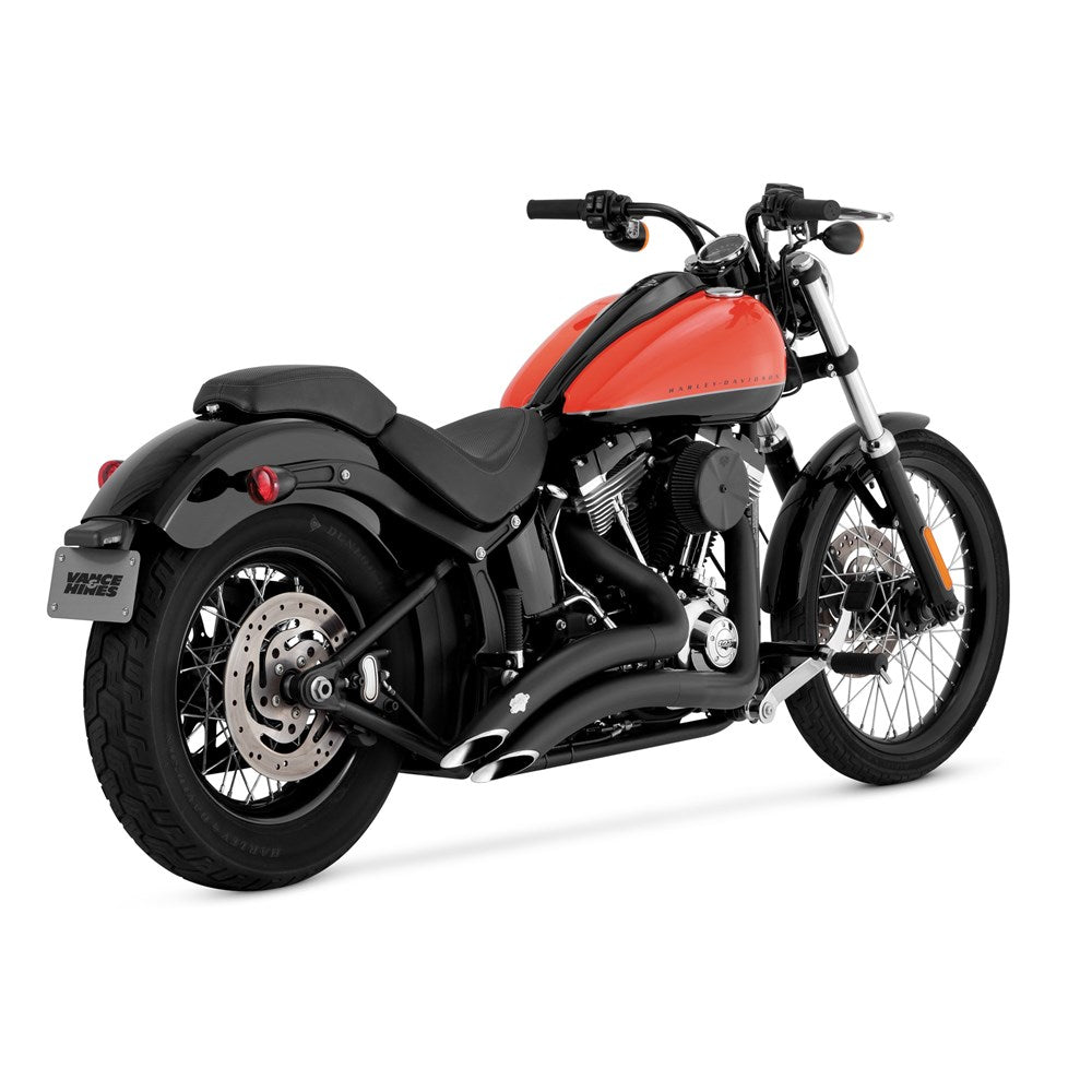 V&H BIG RADIUS 2-2 PCX BLACK SOFTAIL 86-17 (EXC FXSB/FXSE) (WAS V46069) [ONC01] 