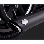 V & H TWIN SLASH 3IN SLIP-ONS BLACK SPORTSTER 14-21 (WILL BECOME V46361) [ONC01]