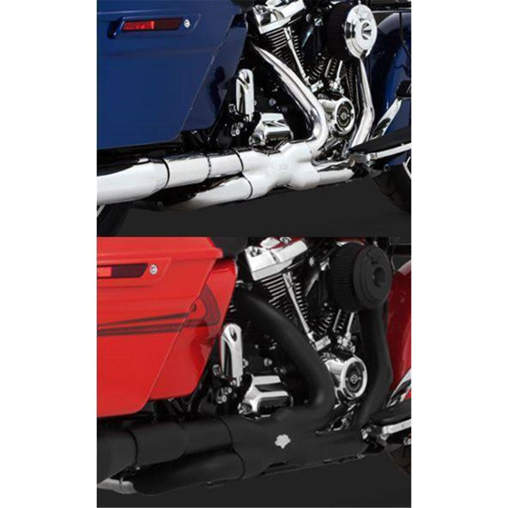 V & H POWER DUALS BLACK TOURING 17-24