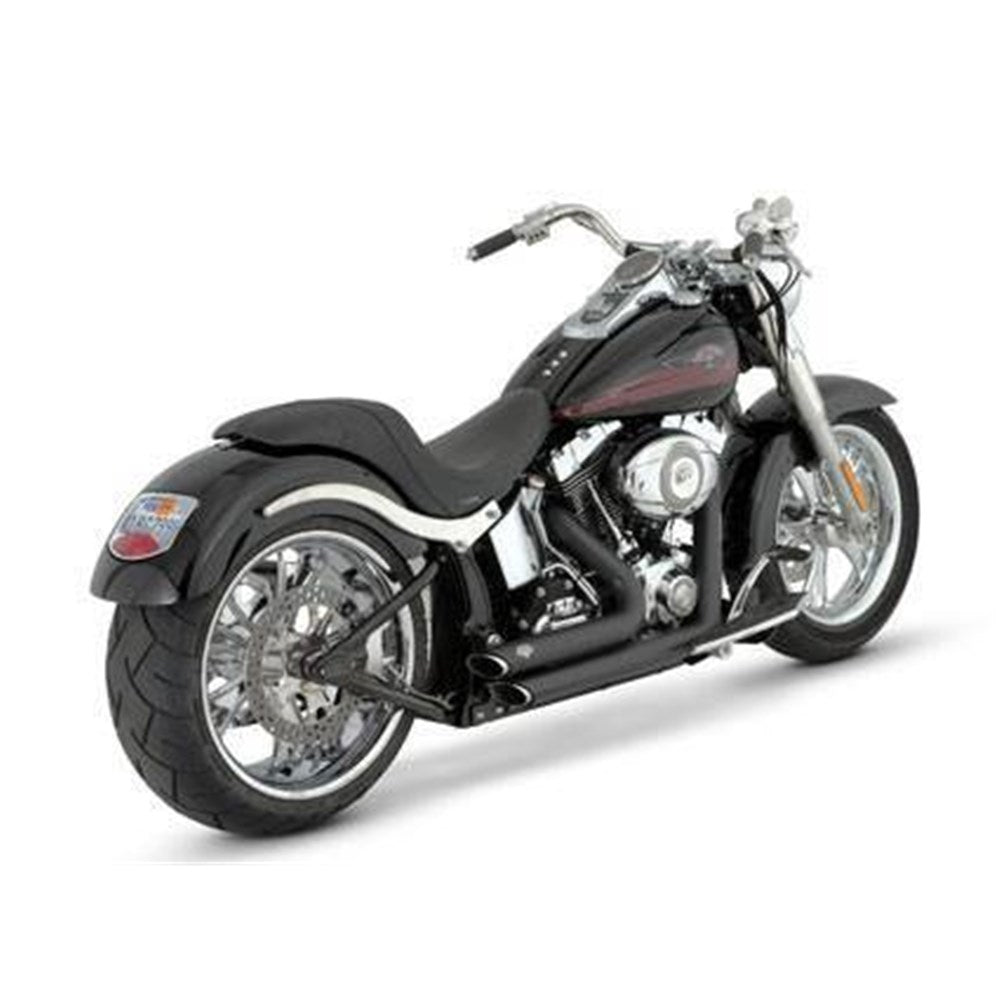 V&H SHORTSHOTS STAGGERED BLACK SPORTSTER 99-03 [ONC01] 
