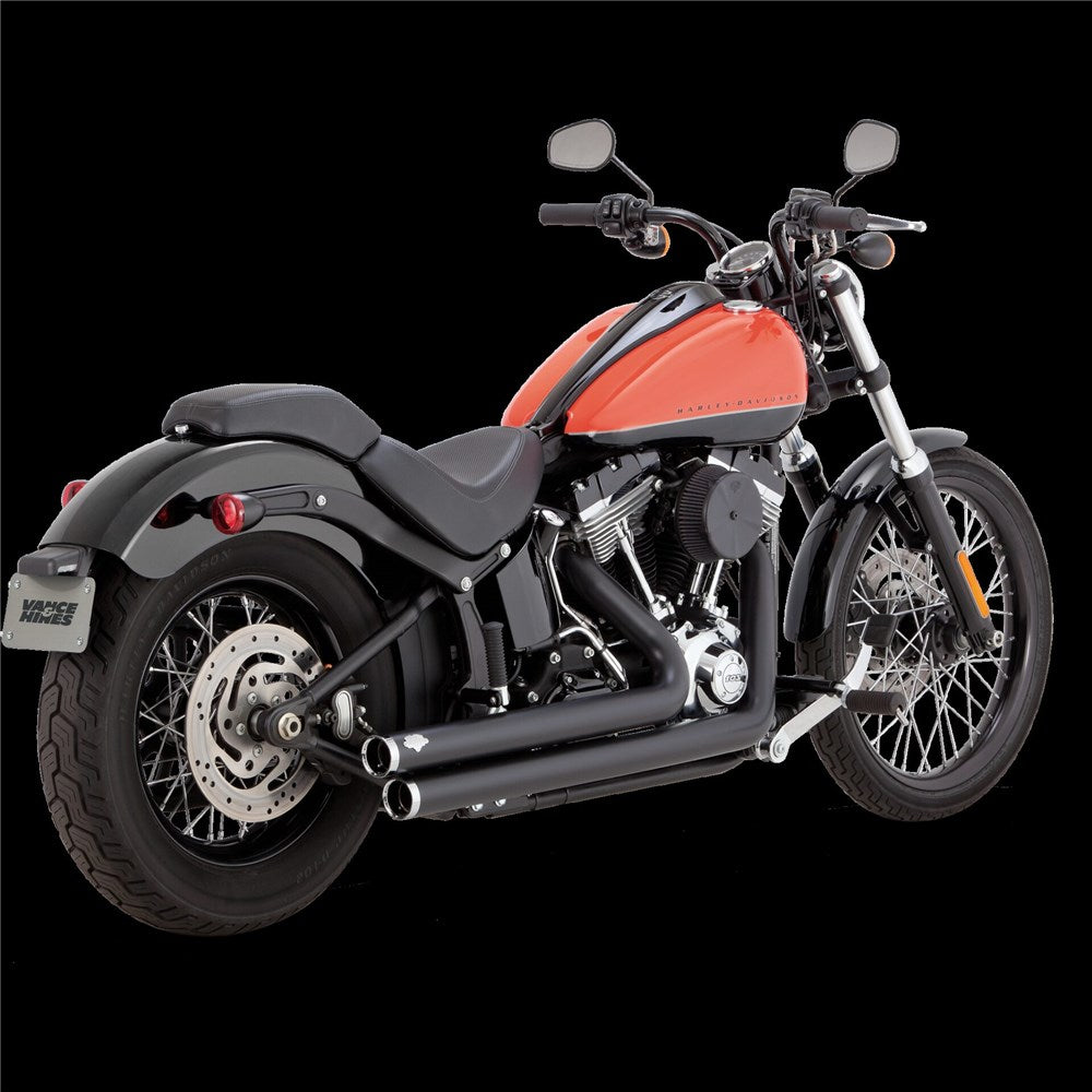 VH BIGSHOT STAGGERED PCX BLACK SOFTAIL 86-17 (EXCL ROCKER/CVO 09 FXSB/FXSE) (WAS V47939)