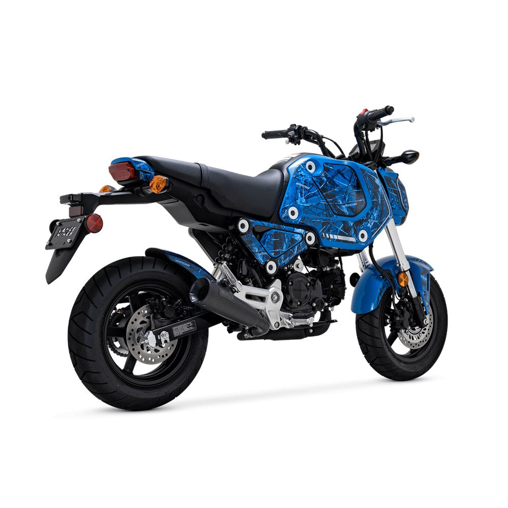 V & H UPSWEEP SLIP-ON BLACK HONDA GROM 2022-2023