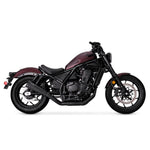 V & H UPSWEEP SLIP-ON BLACK HONDA CMX1100 REBEL 21-22 [ONC01]