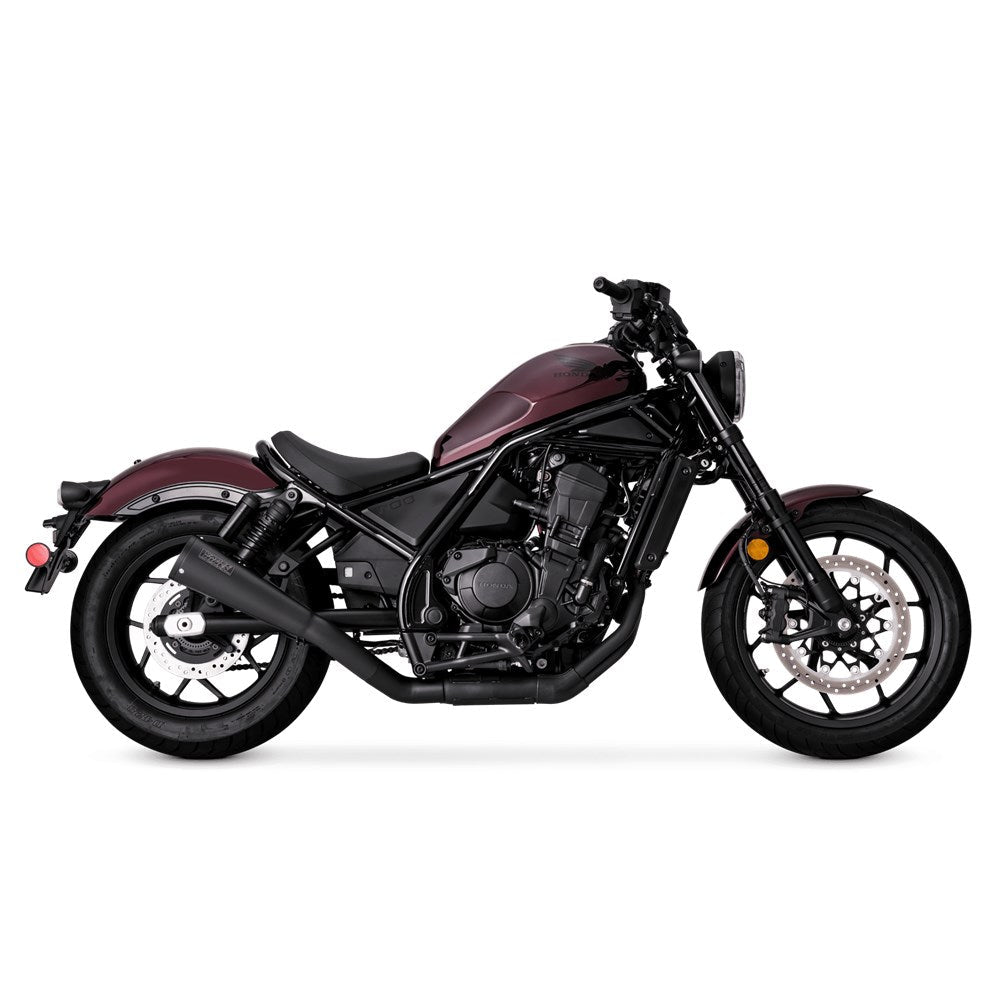 V & H UPSWEEP SLIP-ON BLACK HONDA CMX1100 REBEL 21-22 [ONC01]