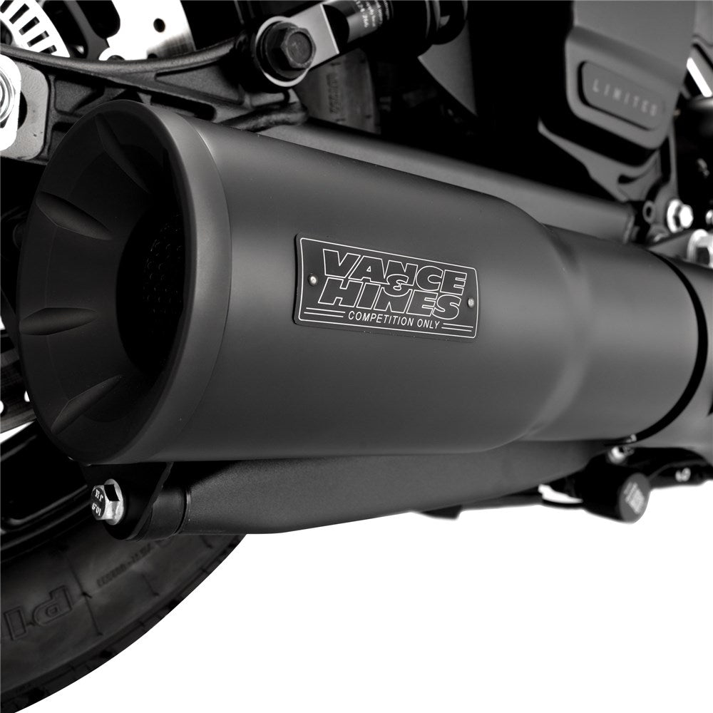 V & H HI-OUTPUT SLIP-ONS BLACK INDIAN SCOUT 2025