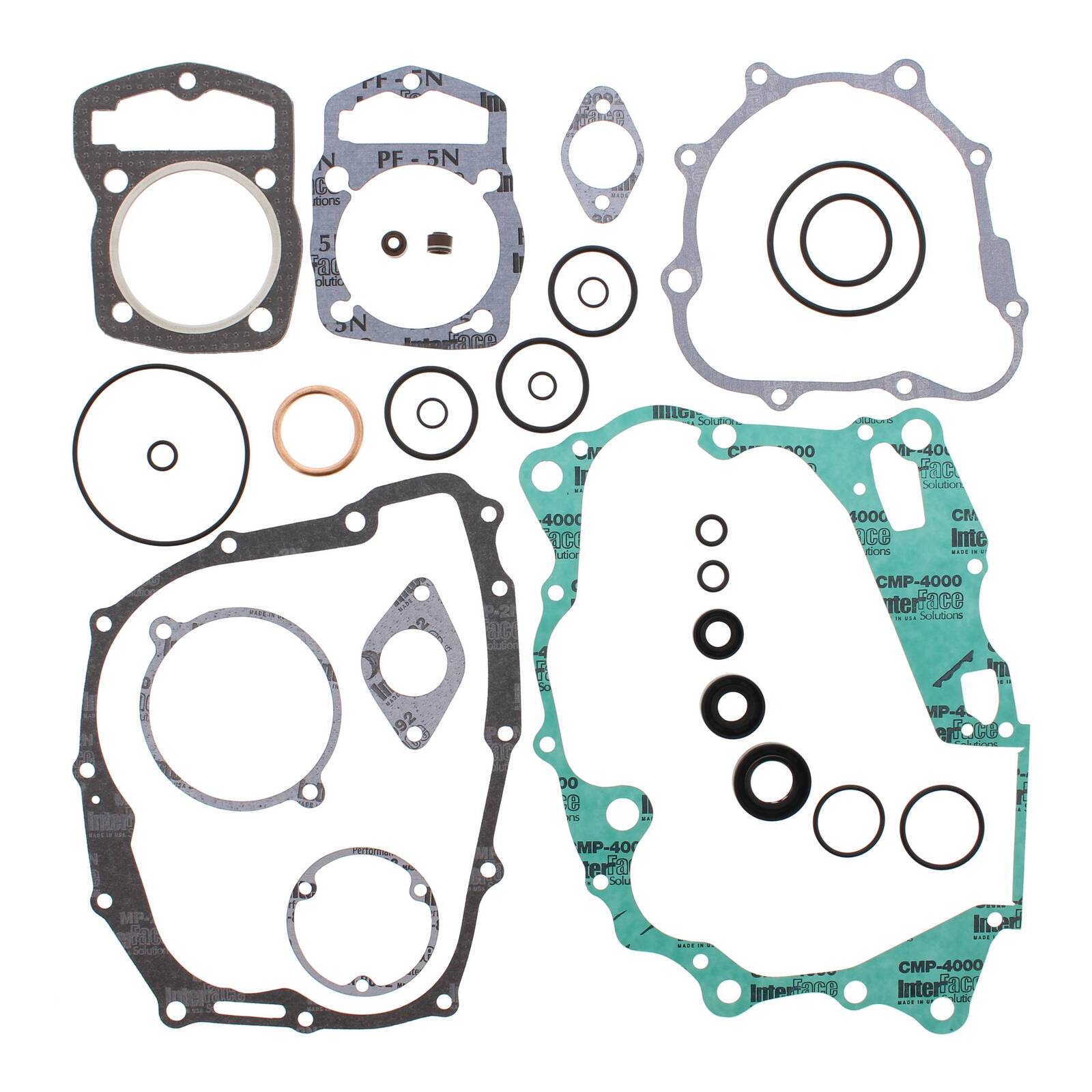 Vertex Complete Gasket Set With Oil Seals Honda
