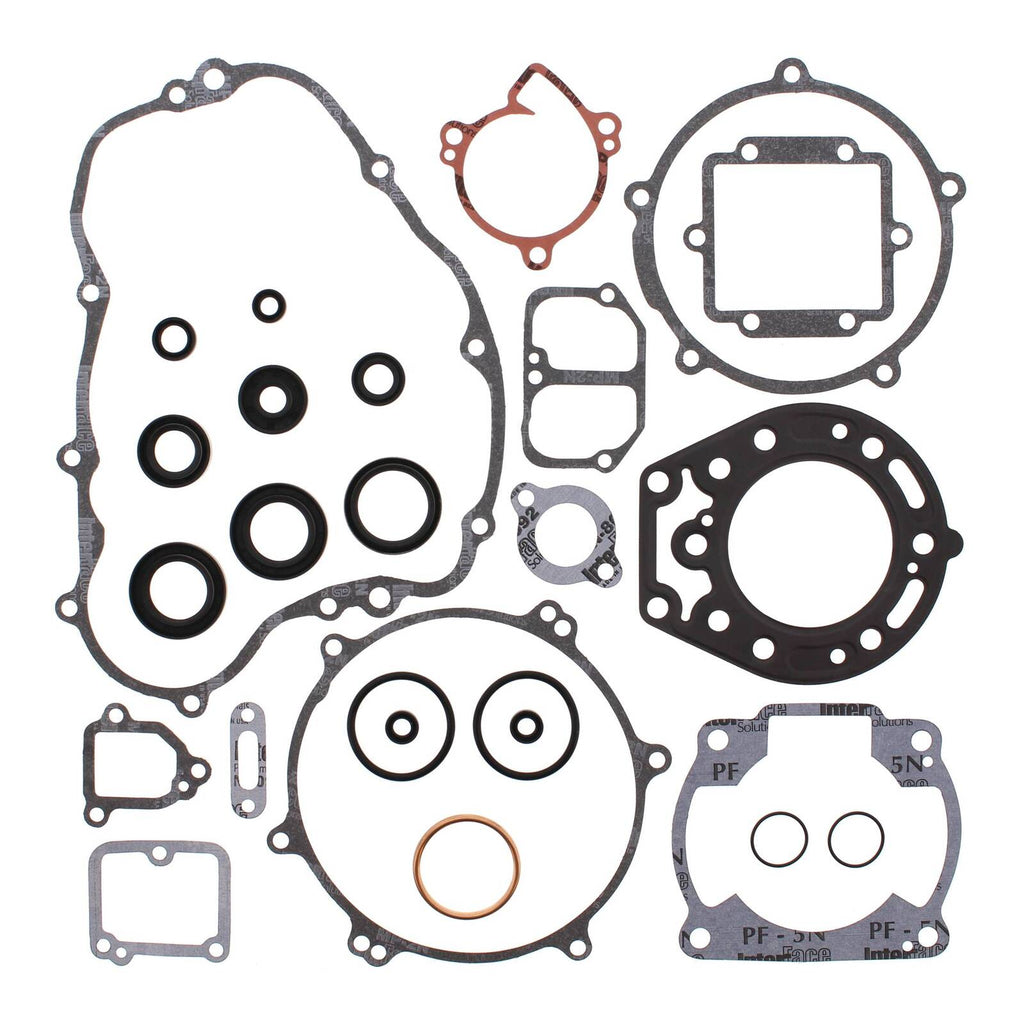 Vertex Complete Gasket Set With Oil Seals Kawasaki