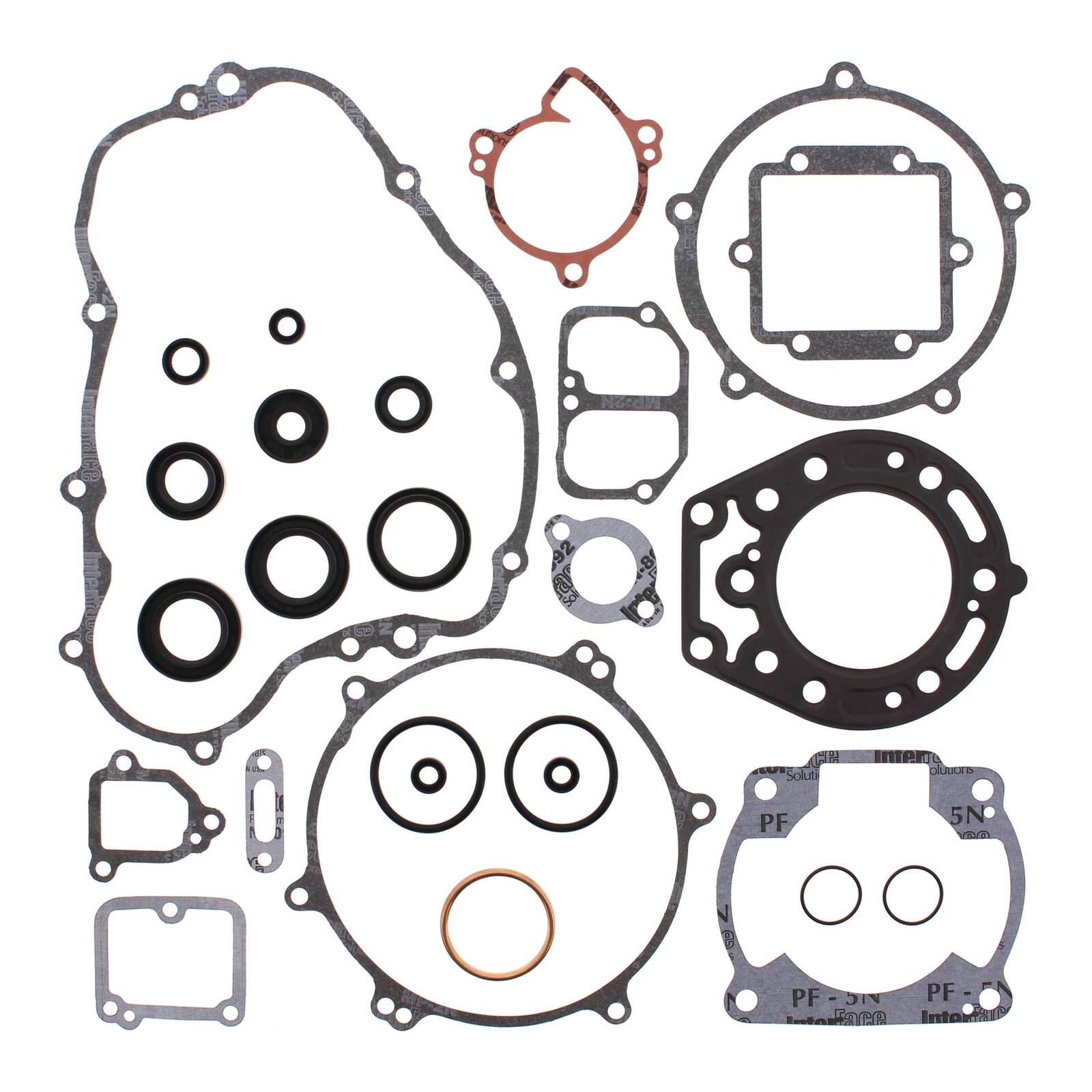 Vertex Complete Gasket Set With Oil Seals Kawasaki