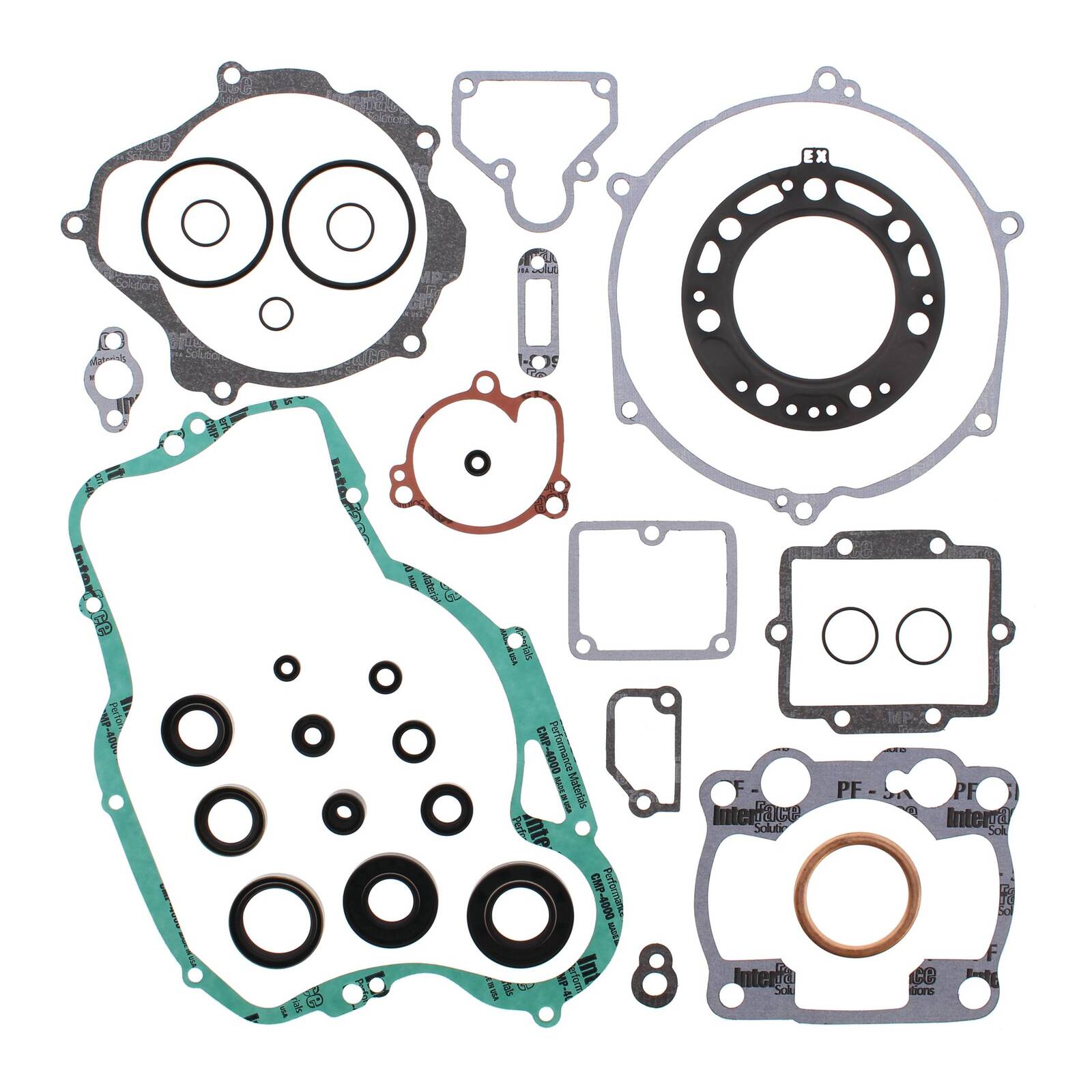 ertex Complete Gasket Set with Oil Seals (Models 811406–811671)