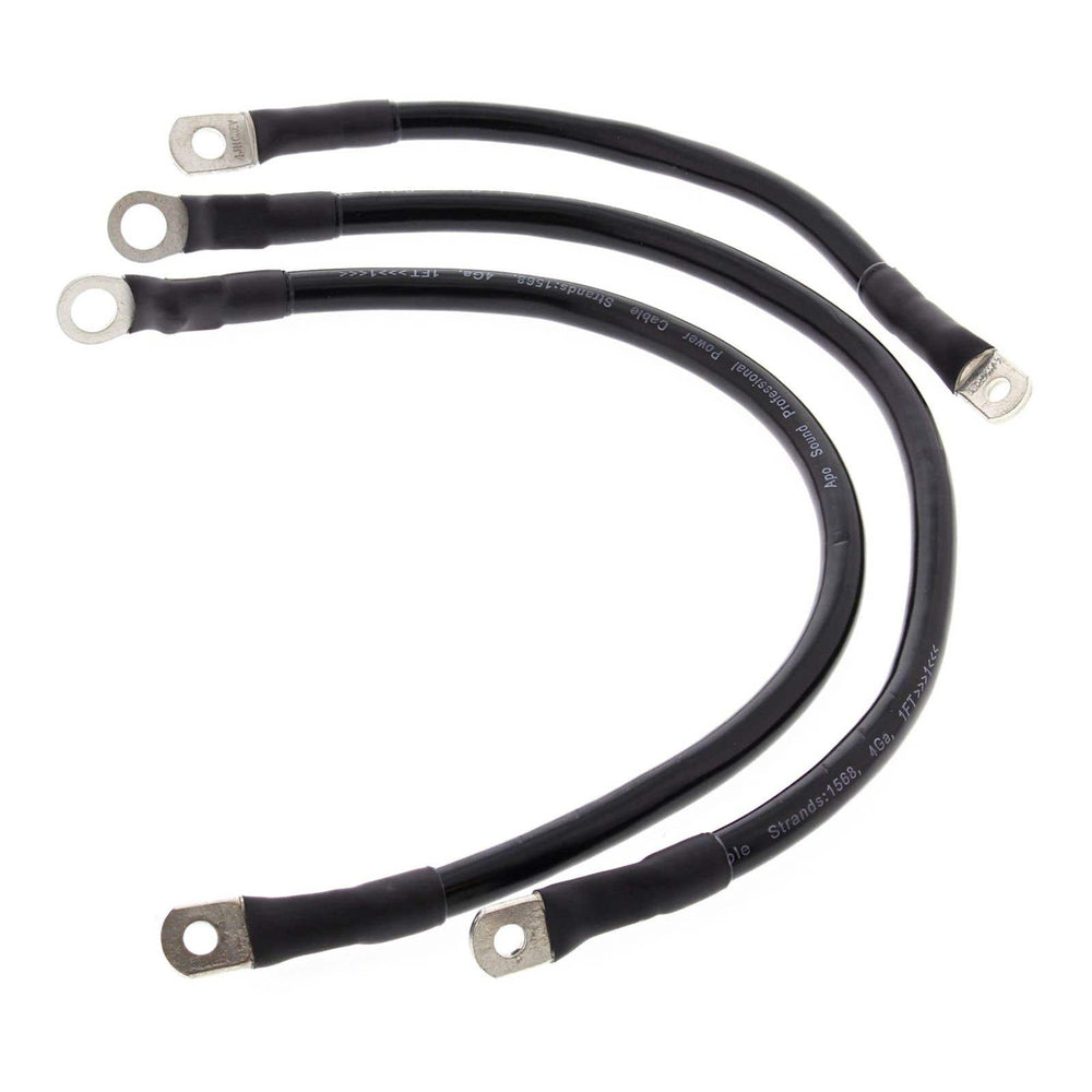 ALL BALLS RACING BATTERY CABLE KIT -. FITS FL 1965-1979.