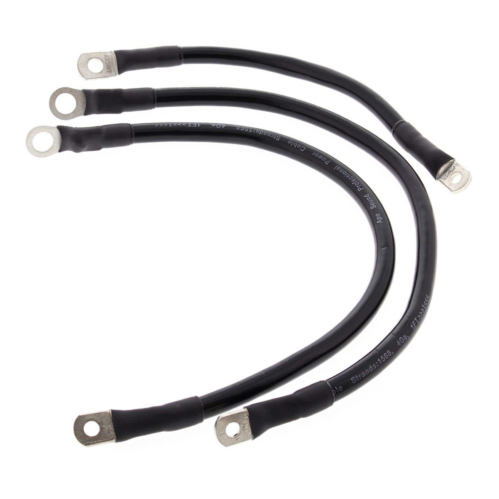 ALL BALLS RACING BATTERY CABLE KIT -. FITS FL 1965-1979.