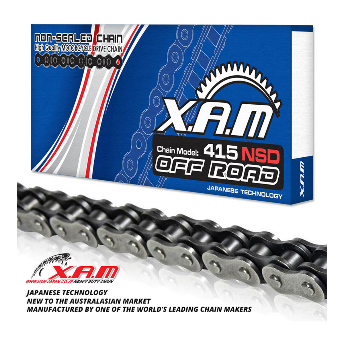 XAM 415NSD Non-Sealed Chain (130L)