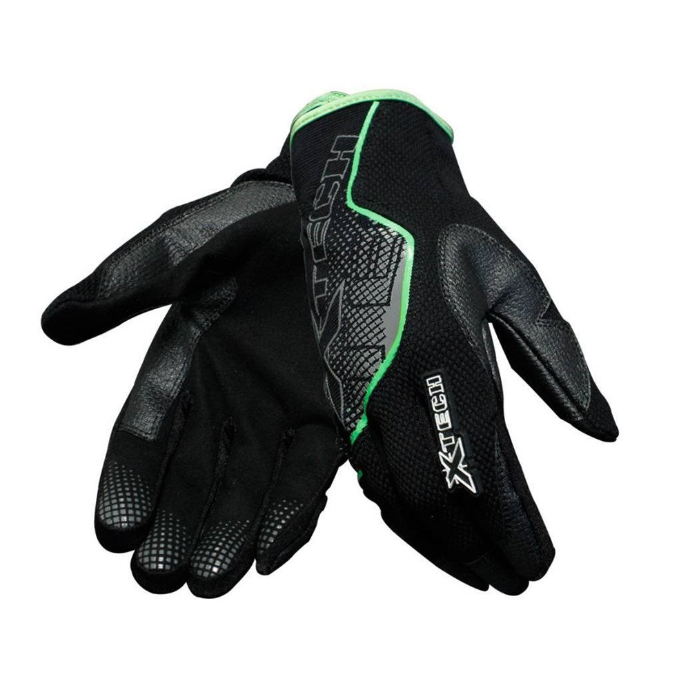 X-TECH SNIPER MECHANICS GLOVES BLK/GRN (MD) [ONC01] 