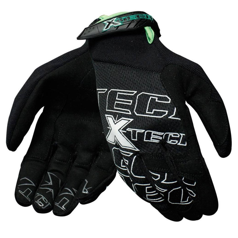X-TECH BATTLE MECHANICS GLOVES BLK/GRN (XL) [ONC01] 
