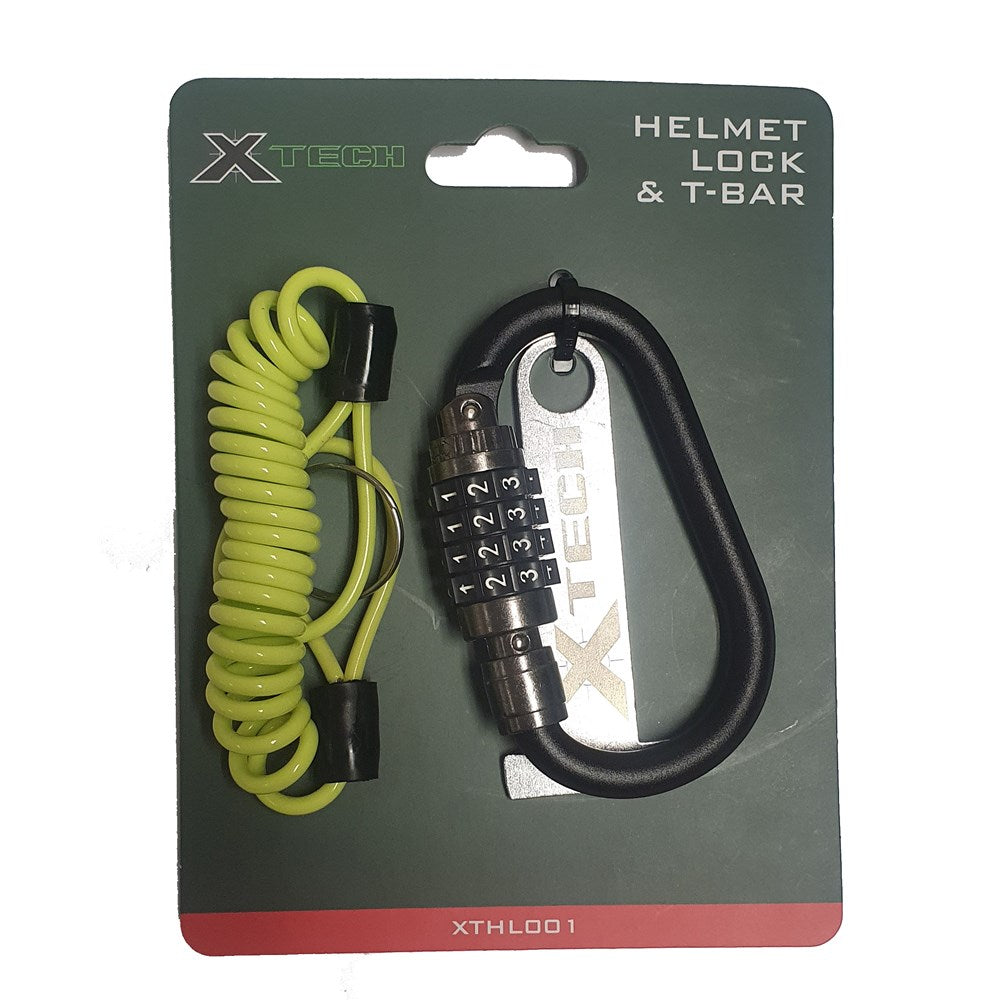 XTECH COMBINATION HELMET LOCK AND T-BAR