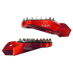 X TECH COMP F/PEGS HON CR125-250 02 UP/CRF250R 04 UP/CRF450R 02 UP/CRF250-450X 02-15 BLK