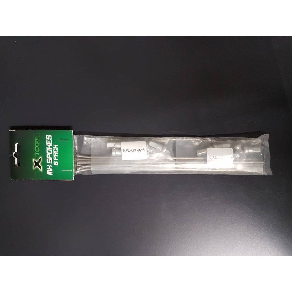 X TECH MX SPOKES 6PK FRONT KTM/HUSQ SNR 21 SLV