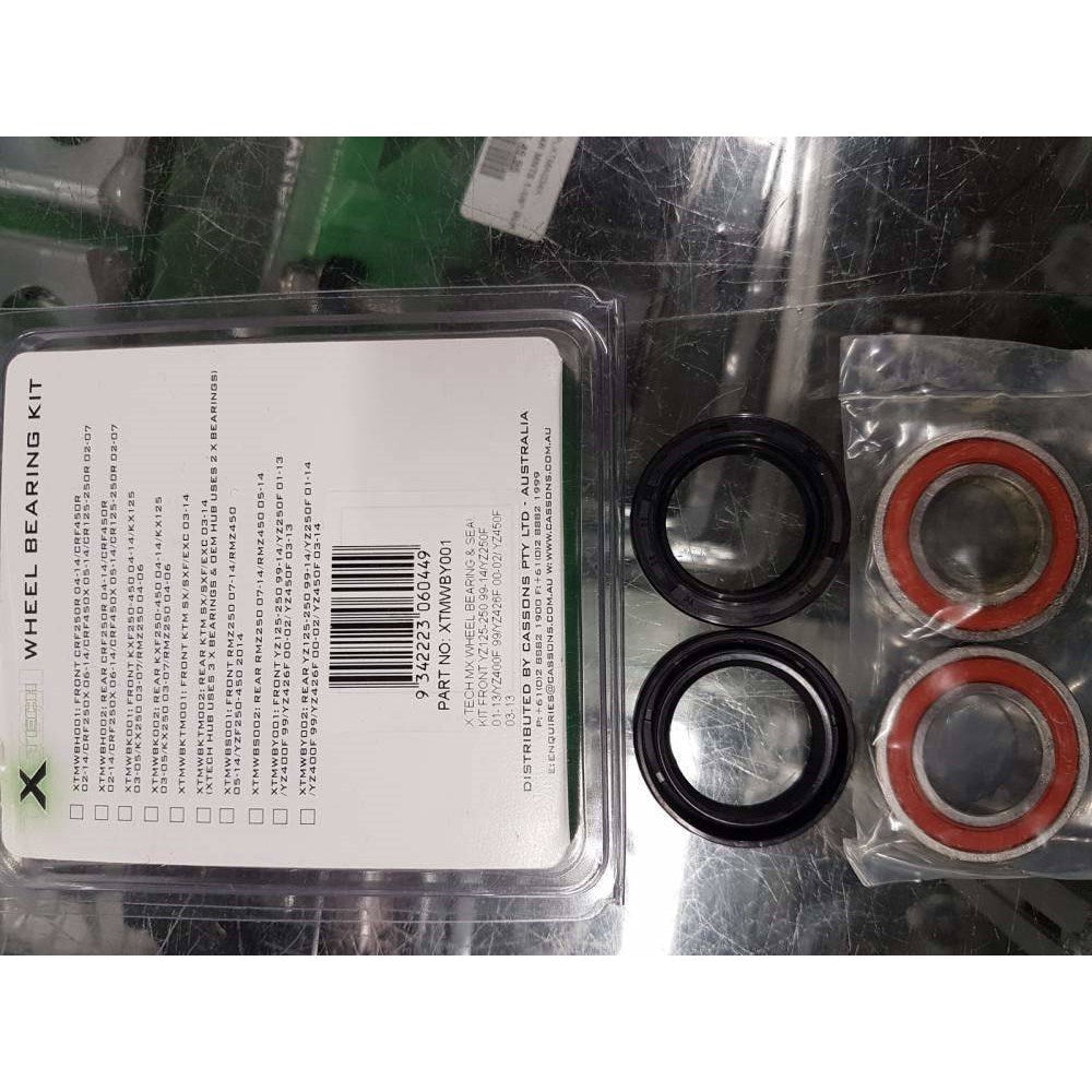X TECH MX WHEEL BEARING + SEAL KIT FRONT YZ/EARLY YZF/WRF
