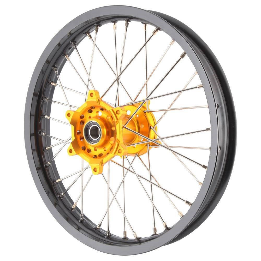 XTECH SUZ RMZ 2.15x19 REAR BLK RIM/RED HUB/BLK SPK
