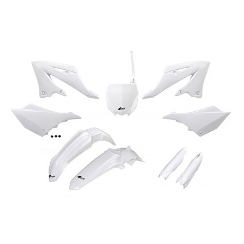 UFO YAMAHA FULL PLASTICS KIT YZ125/250 22-25 FULL PLASTICS KIT (WHT) (WAS YAKIT324E046)