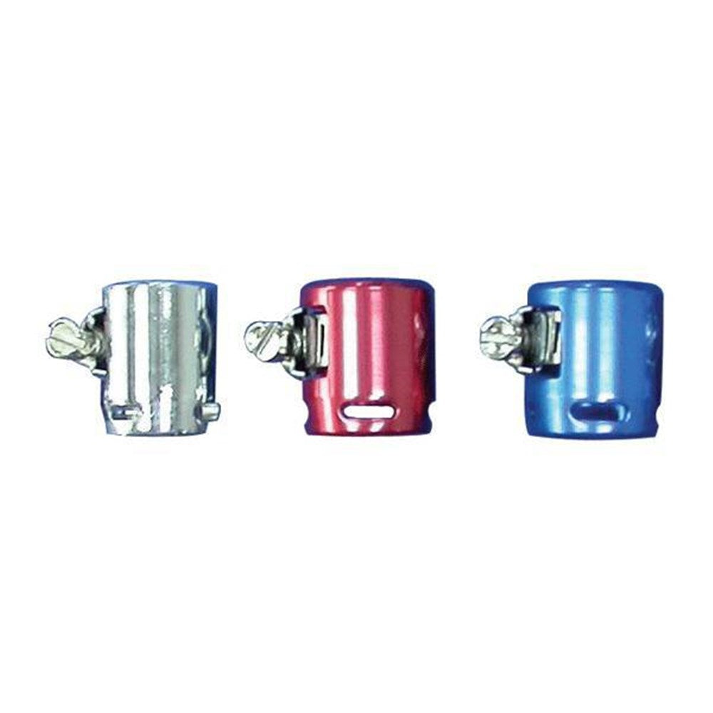 ZODIAC ROUND HOSE END 1/4 + 5/16 ID BLU 6/PK