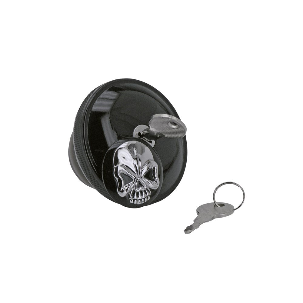 ZODIAC GASCAP LOCKING CHR SKULL 82-95 R/H VENTED