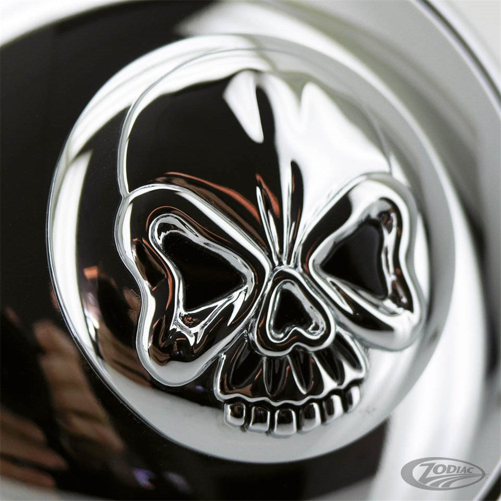ZODIAC GASCAP LOCKING CHR SKULL 96-07 R/H VENTED