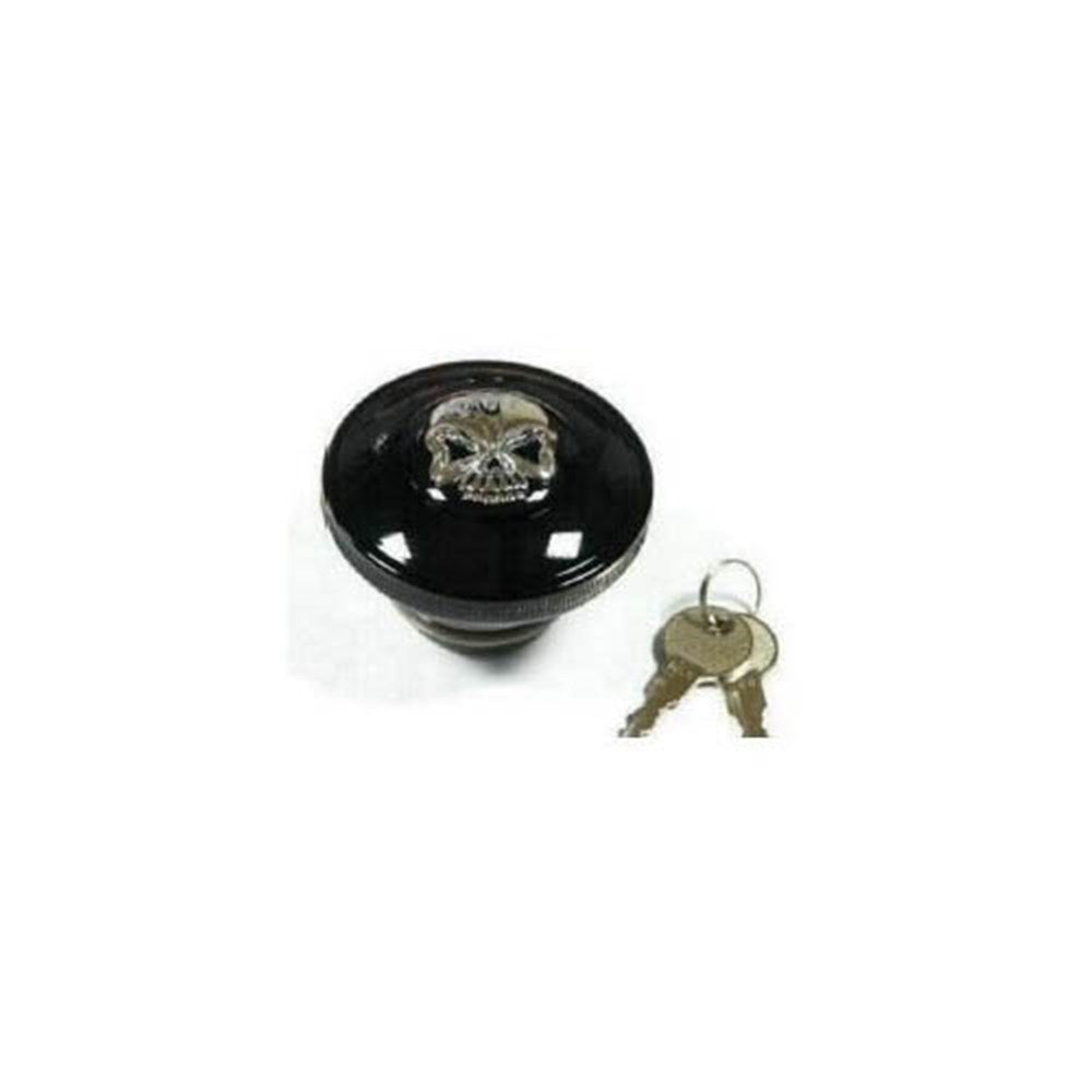 ZODIAC GASCAP SET LOCKING BLK SKULL 82-95