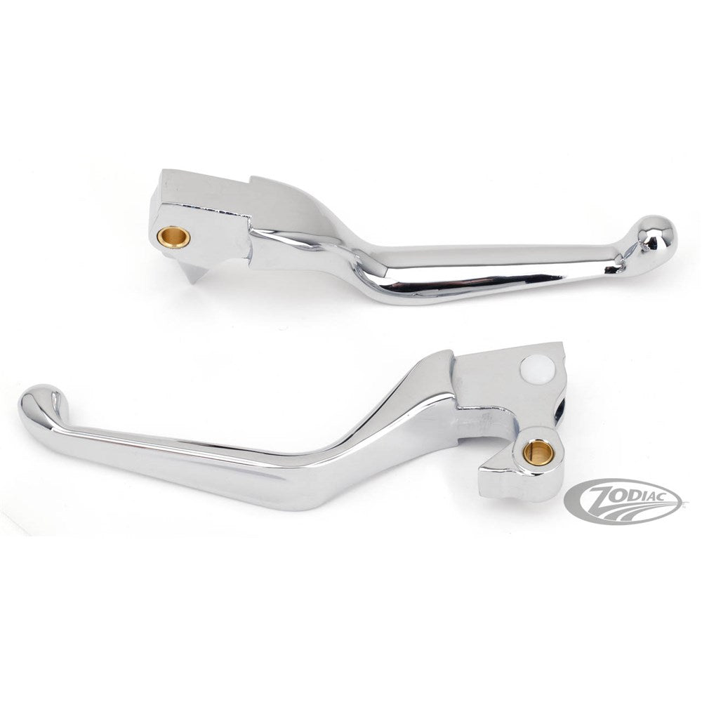 ZODIAC LEVER SET WIDE STYLE 2007 SPORTSTERS CHROME