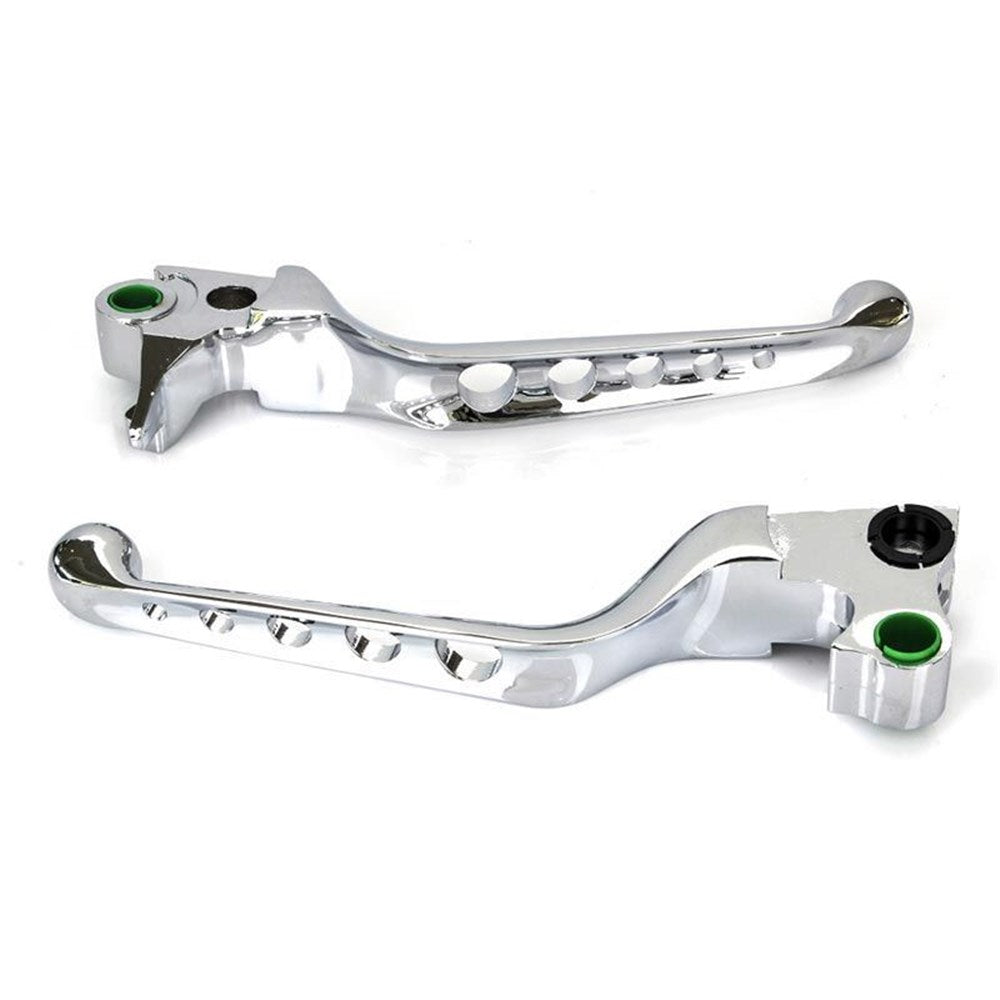 ZODIAC LEVER SET FIVE-HOLE CHR 07-08 BIG TWIN