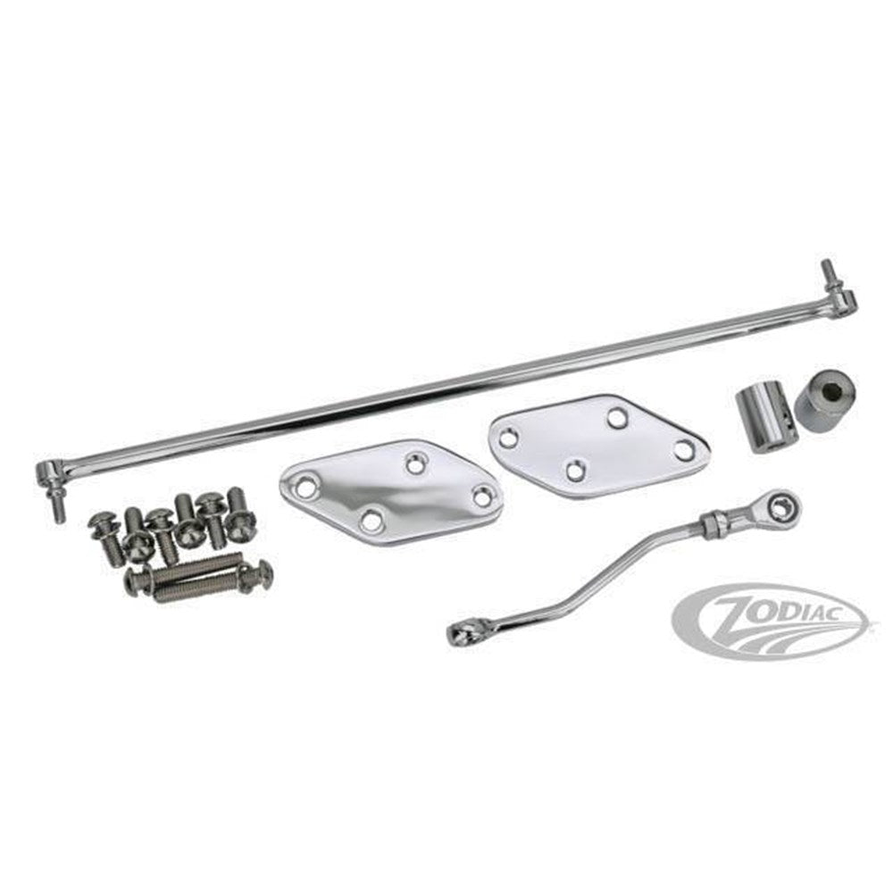 ZODIAC (XL) 04- REDUCED REACH FOOTPEG KIT CHR