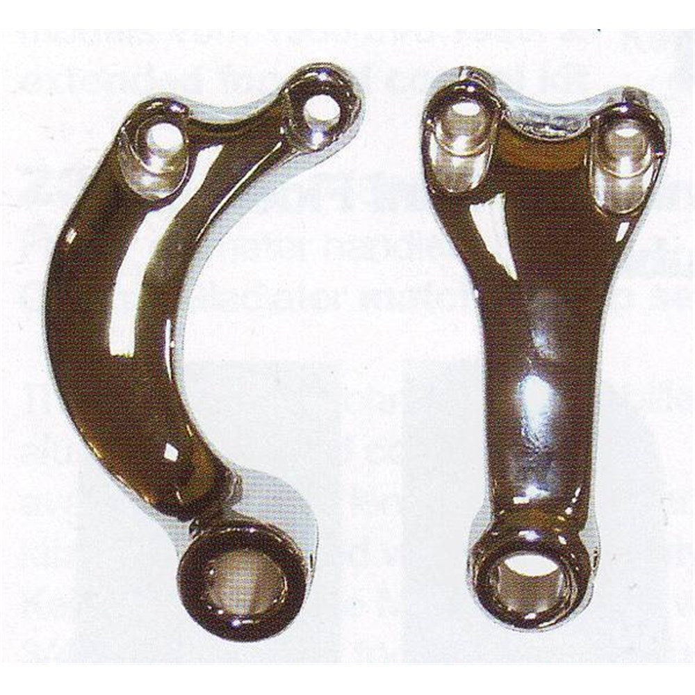 ZODIAC (XL) 04- CHR FRONT FOOTPEG MOUNT BKT