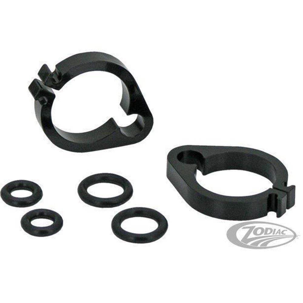 ZODIAC DUAL THROTTLE/IDLE CABLE CLAMP KIT BLK