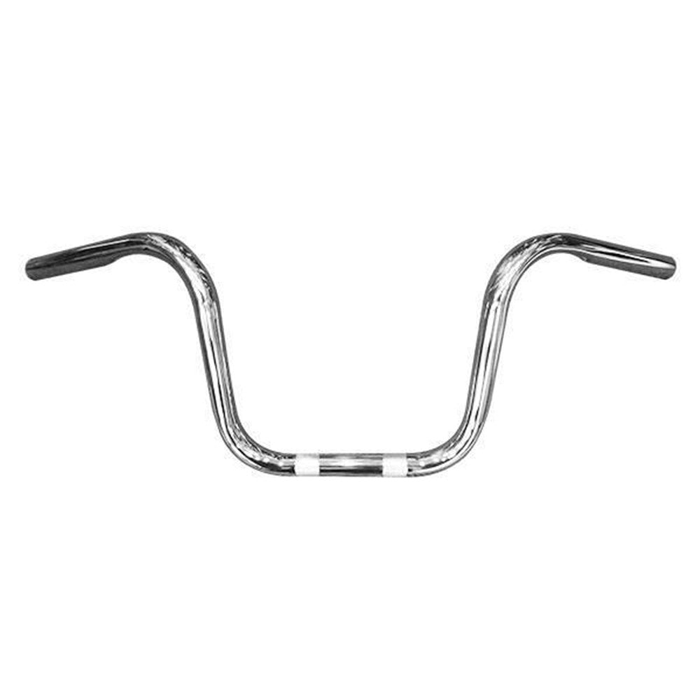 ZODIAC SOLO MINI APE HANGER WIDTH 28.5 RISE 8.5 CHROME W/INDENTS