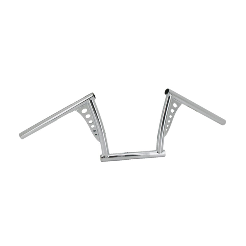 ZODIAC TOMAHAWK H/BAR CHR 12 INCH W/ RAW END CAP KIT INCL
