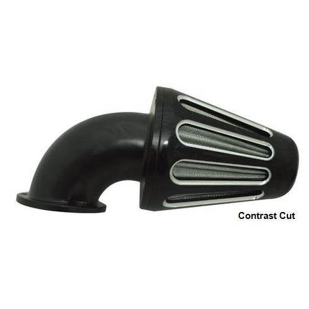 ZODIAC HP RAM CHOPPED AIR CLEANER KIT BLK /CONTRAST CUT