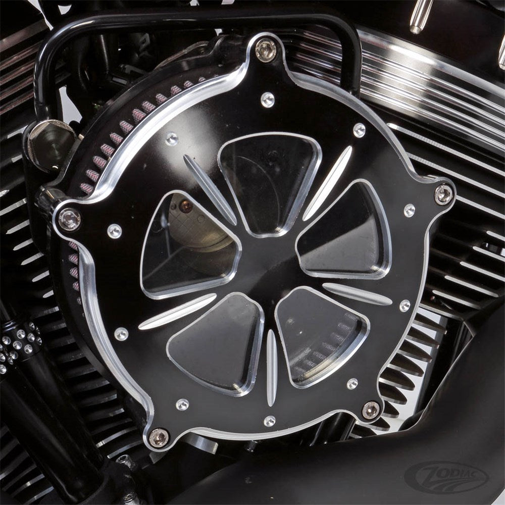 ZODIAC PANORAMA AIR CLEANER KIT BLK/CONTRAST CUT